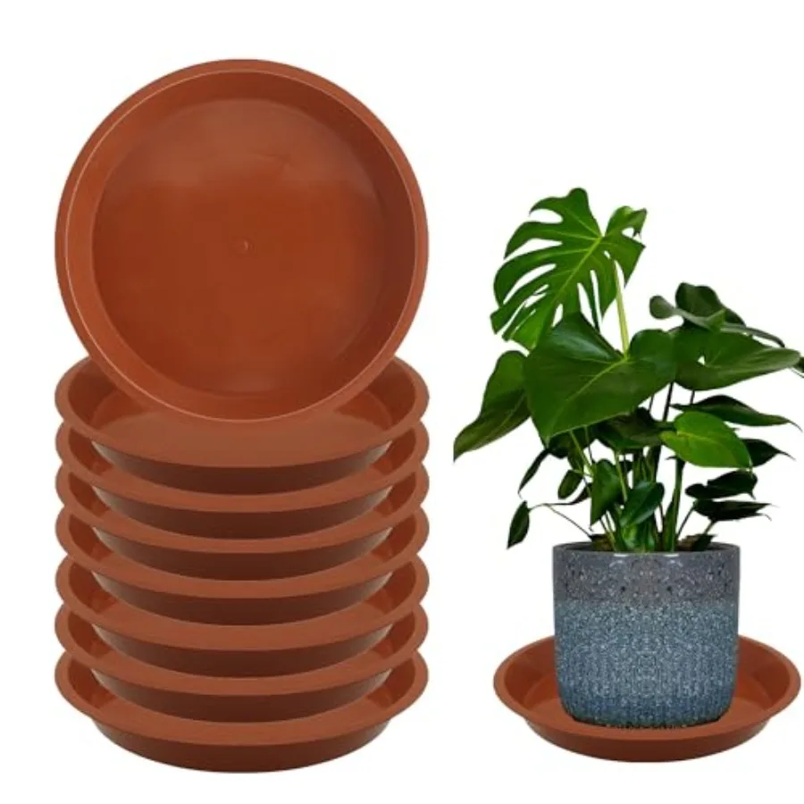 8 Pack 20 Inch Round Plant Saucers for Less 18 Inch Pot Indoors Outdoors Plant Trays for Pots Planter Saucer Plastic Drip Tray
8 Pack 20 Inch Round Plant Saucers for Less 18 Inch Pot Indoors Outdoors Plant Trays for Pots Planter Saucer Plastic Drip Tray