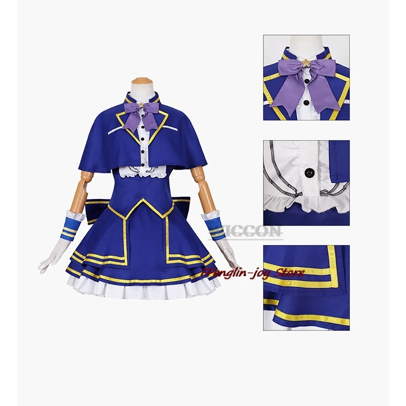 Anime Pripara Manaka Laala Cosplay Costume SoLaMi Smile cosplay Blue Lolita Dress Uniform Woman Kawaii Masquerade Ball Suit
Anime Pripara Manaka Laala Cosplay Costume SoLaMi Smile cosplay Blue Lolita Dress Uniform Woman Kawaii Masquerade Ball Suit