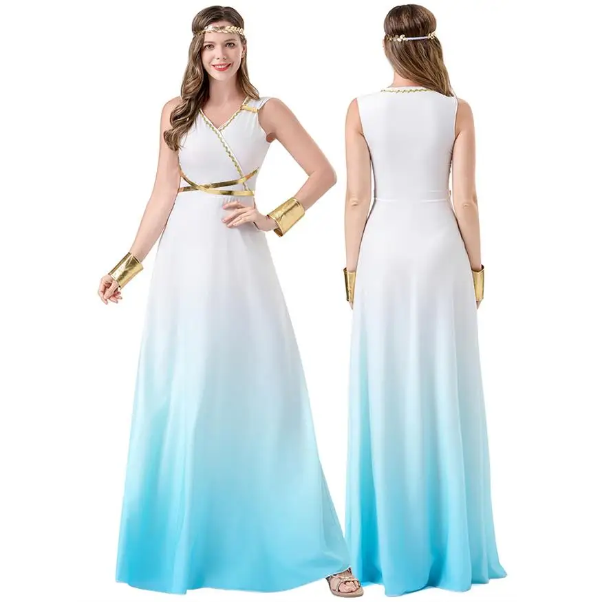 Goddess Style Halloween Costume New Arrival Stage Performance Dress Party Outfit Women's Fashion Traditional Chinese Ethnic Wear
Goddess Style Halloween Costume New Arrival Stage Performance Dress Party Outfit Women's Fashion Traditional Chinese Ethnic Wear