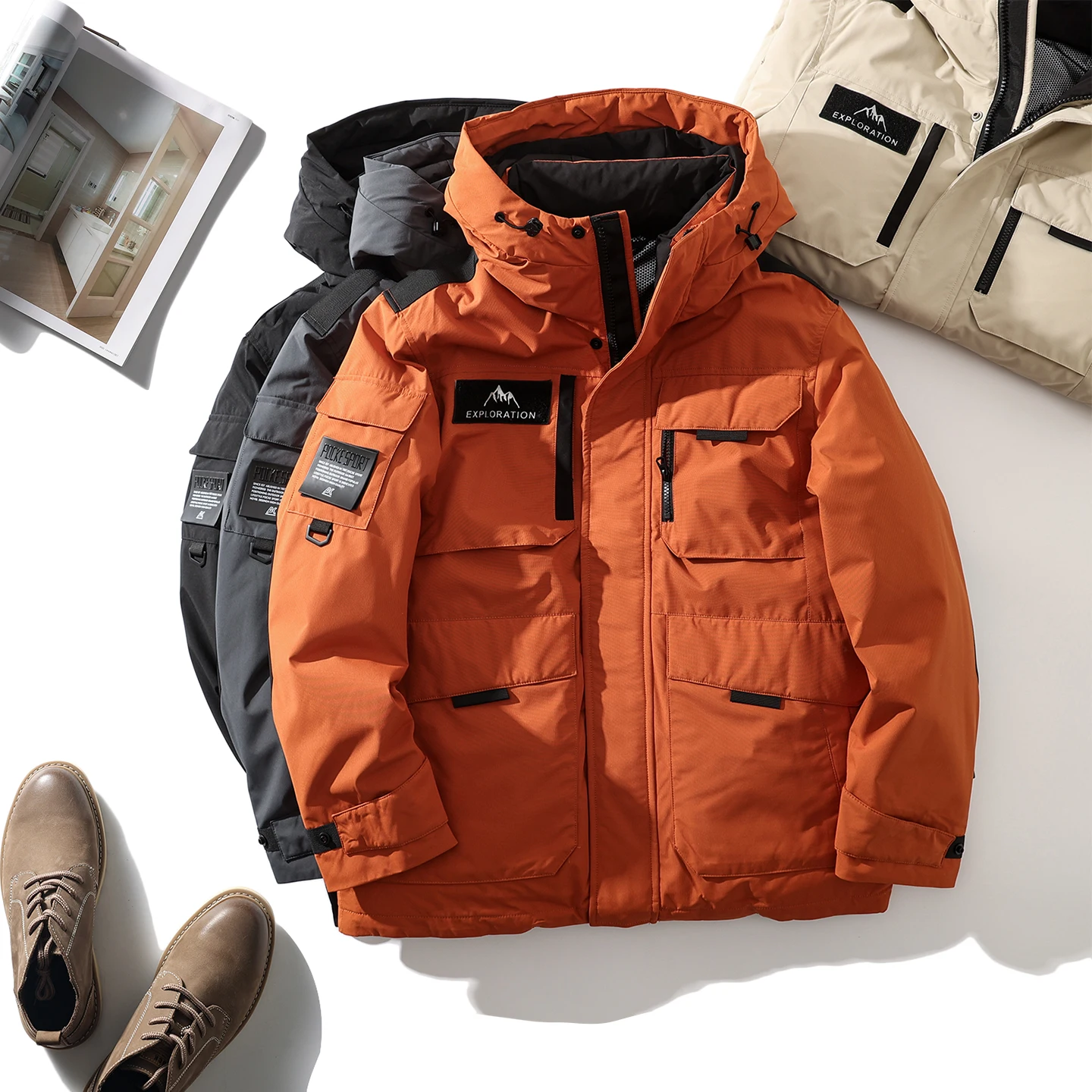 Утепленная куртка-пуховик High Loosen Du Down Aphene с капюшоном, ветрозащитная, для мужчин, женщин и пар, зимняя теплая одежда
Утепленная куртка-пуховик High Loosen Du Down Aphene с капюшоном, ветрозащитная, для мужчин, женщин и пар, зимняя теплая одежда