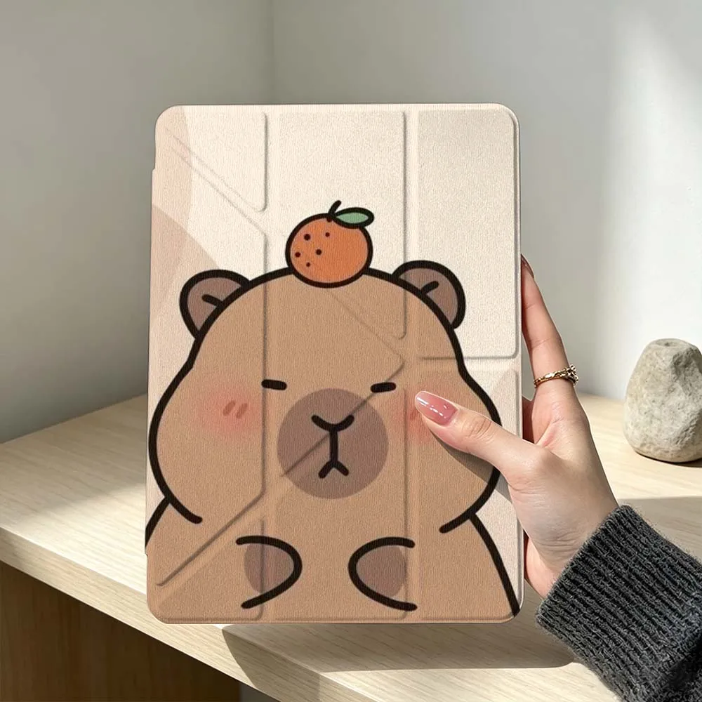 Cute Cartoon Capybara Soft For Huawei MatePad Pro SE Air 12X Honor Pad 9 V9 GT X9a X9 Foldable 3Y Tablet Case
Cute Cartoon Capybara Soft For Huawei MatePad Pro SE Air 12X Honor Pad 9 V9 GT X9a X9 Foldable 3Y Tablet Case