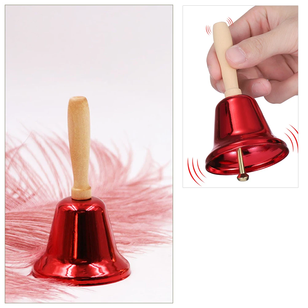 2pcs Hand Bells Christmas Decorative Ringing Metal Wooden Handle Durable Reusable Environmental Friendly Party Props Festive
2pcs Hand Bells Christmas Decorative Ringing Metal Wooden Handle Durable Reusable Environmental Friendly Party Props Festive