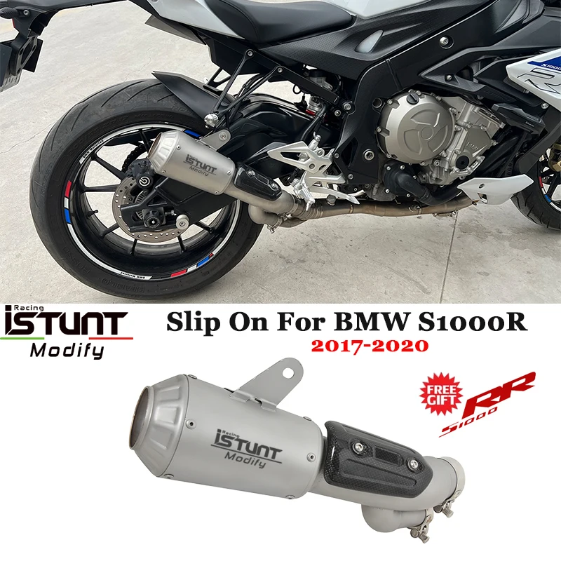 Slip On For BMW S1000R 2017 2018 2019 2020 Motorcycle Exhaust Escape Systems Modify Link Pipe With Carbon Fiber Cover Muffler
Slip On For BMW S1000R 2017 2018 2019 2020 Motorcycle Exhaust Escape Systems Modify Link Pipe With Carbon Fiber Cover Muffler