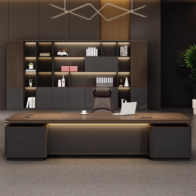 Luxury Design Office Desk Executive Modern Minimalist Computer Office Desk Aesthetic Crafts Meuble Bureau Commercial Furniture
Luxury Design Office Desk Executive Modern Minimalist Computer Office Desk Aesthetic Crafts Meuble Bureau Commercial Furniture