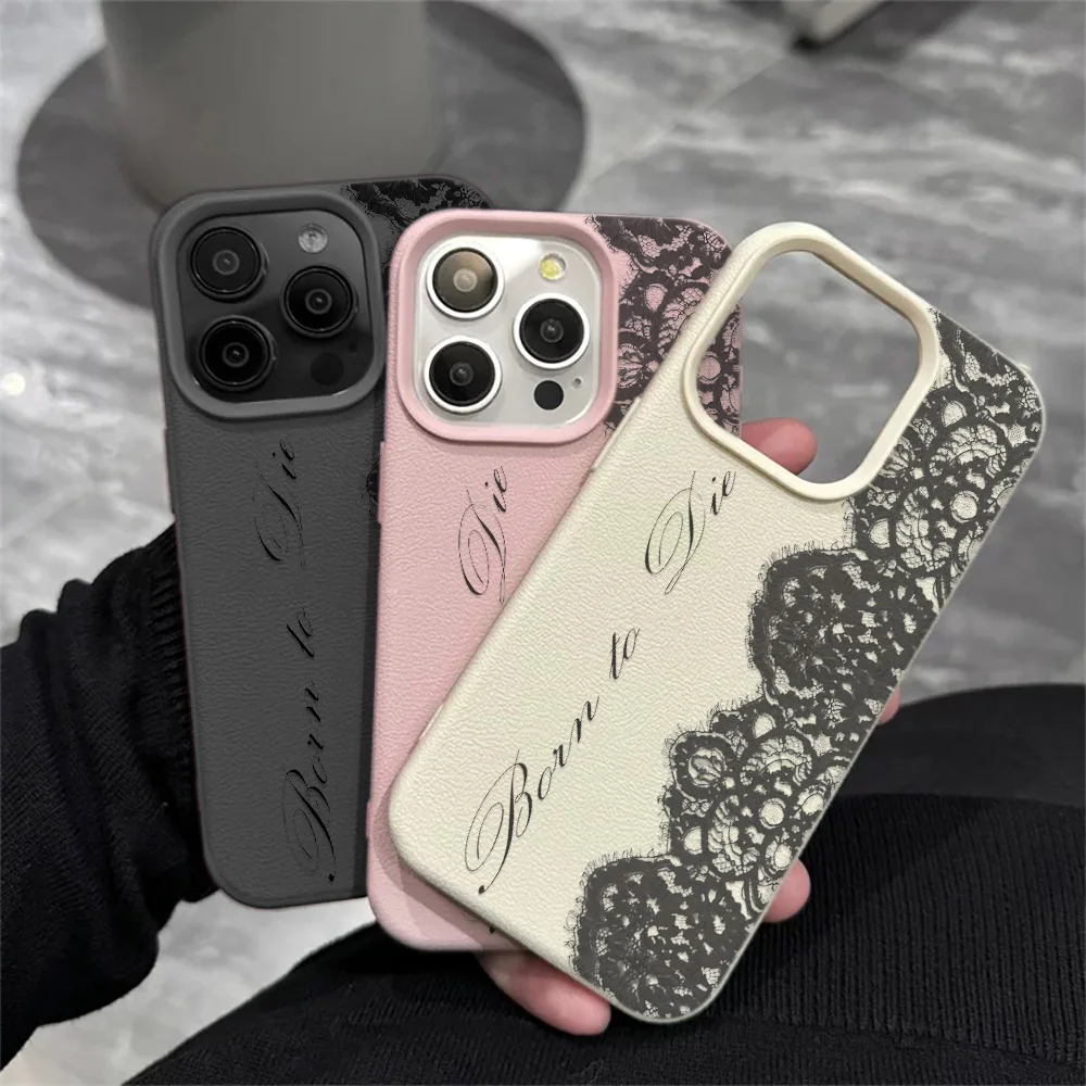 Black Polka Dot Lace Phone Case For IPhone 17E 14 15 Pro Max 13 12 11 16 15 Plus Air 16e Leather Grain Silicone Soft Cover
Black Polka Dot Lace Phone Case For IPhone 17E 14 15 Pro Max 13 12 11 16 15 Plus Air 16e Leather Grain Silicone Soft Cover