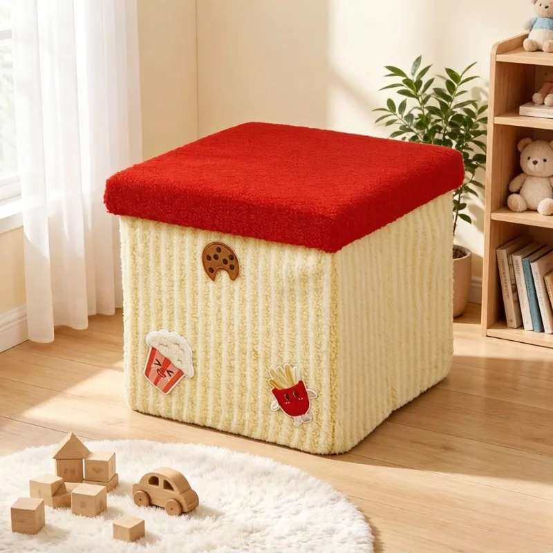 Lamb Wool Storage Stool, Foldable Shoe Changing Stool with Storage Box, Cushioned Low Seat for Home Entrance & Rental Room
Lamb Wool Storage Stool, Foldable Shoe Changing Stool with Storage Box, Cushioned Low Seat for Home Entrance & Rental Room