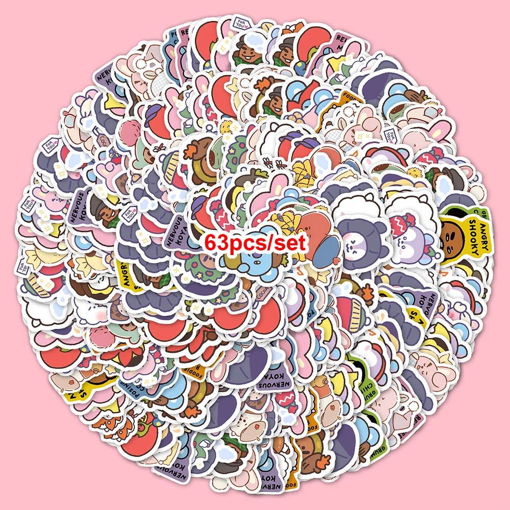 63/126/252/504pcs/set kpop cute cartoons animal stickers Decorative Stickers & Decals Suitable for Books,Notebooks,Skateboards
63/126/252/504pcs/set kpop cute cartoons animal stickers Decorative Stickers & Decals Suitable for Books,Notebooks,Skateboards