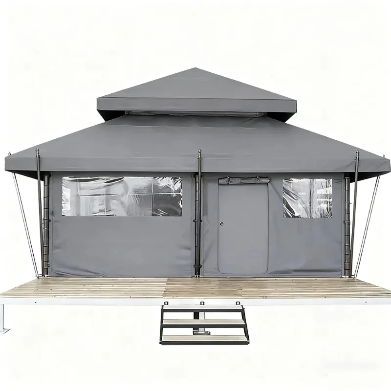 Airo Luxury Outdoor Folding Canopy Tent Customizable 5m 6m Dimensions High Quality Waterproof Aluminum Alloy Frame 6-8 Person
Airo Luxury Outdoor Folding Canopy Tent Customizable 5m 6m Dimensions High Quality Waterproof Aluminum Alloy Frame 6-8 Person