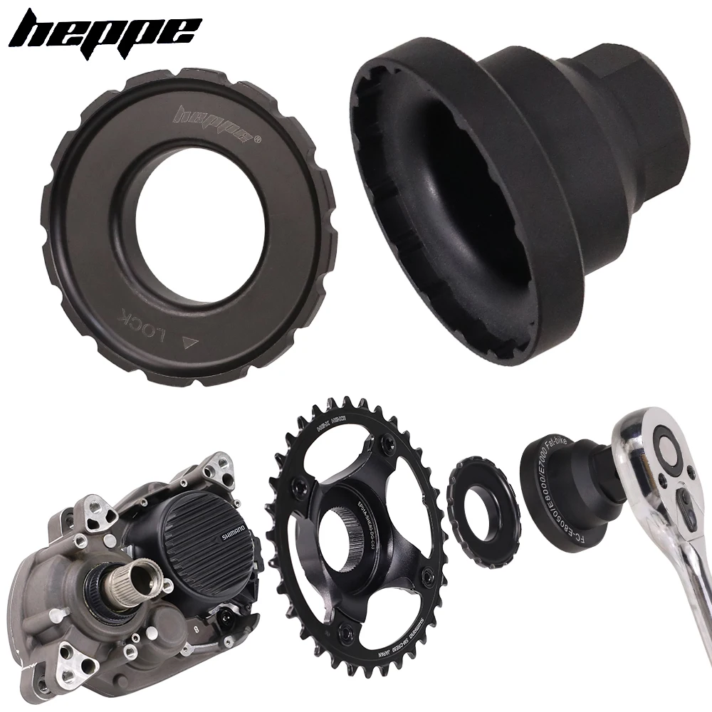 HEPPE Bike Motor Locking Ring Motor Lockring Install and Removal Tool Locking Ring Wrench for SHIMANO E6100/7000/8000/8050 EP8
HEPPE Bike Motor Locking Ring Motor Lockring Install and Removal Tool Locking Ring Wrench for SHIMANO E6100/7000/8000/8050 EP8