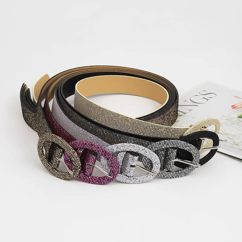 Oval Japanese Buckle Belt Women Sequins Retro Jeans Stage Style Clothing Matching With Luxury Goods Black Yellow
Oval Japanese Buckle Belt Women Sequins Retro Jeans Stage Style Clothing Matching With Luxury Goods Black Yellow