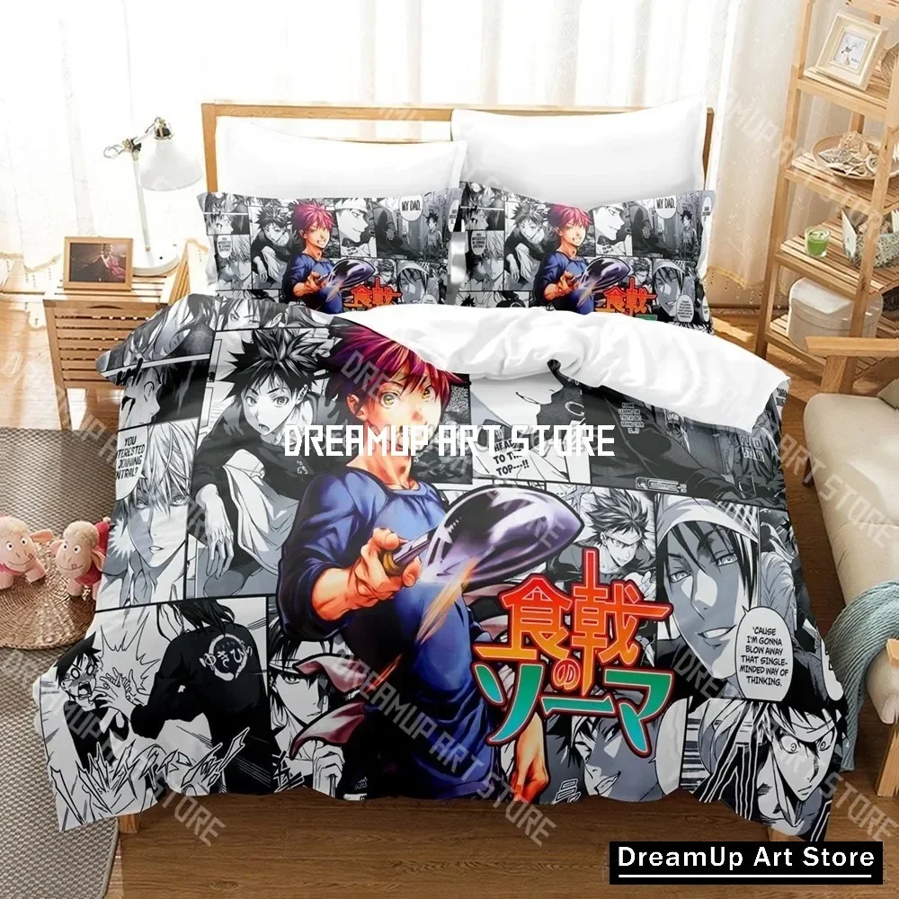 Food Wars Shokugeki no Soma Japanese Anime Duvet Cover Set Comforter Cover for Kids Bedding Sets Bedclothes Bedroom Decor
Food Wars Shokugeki no Soma Japanese Anime Duvet Cover Set Comforter Cover for Kids Bedding Sets Bedclothes Bedroom Decor