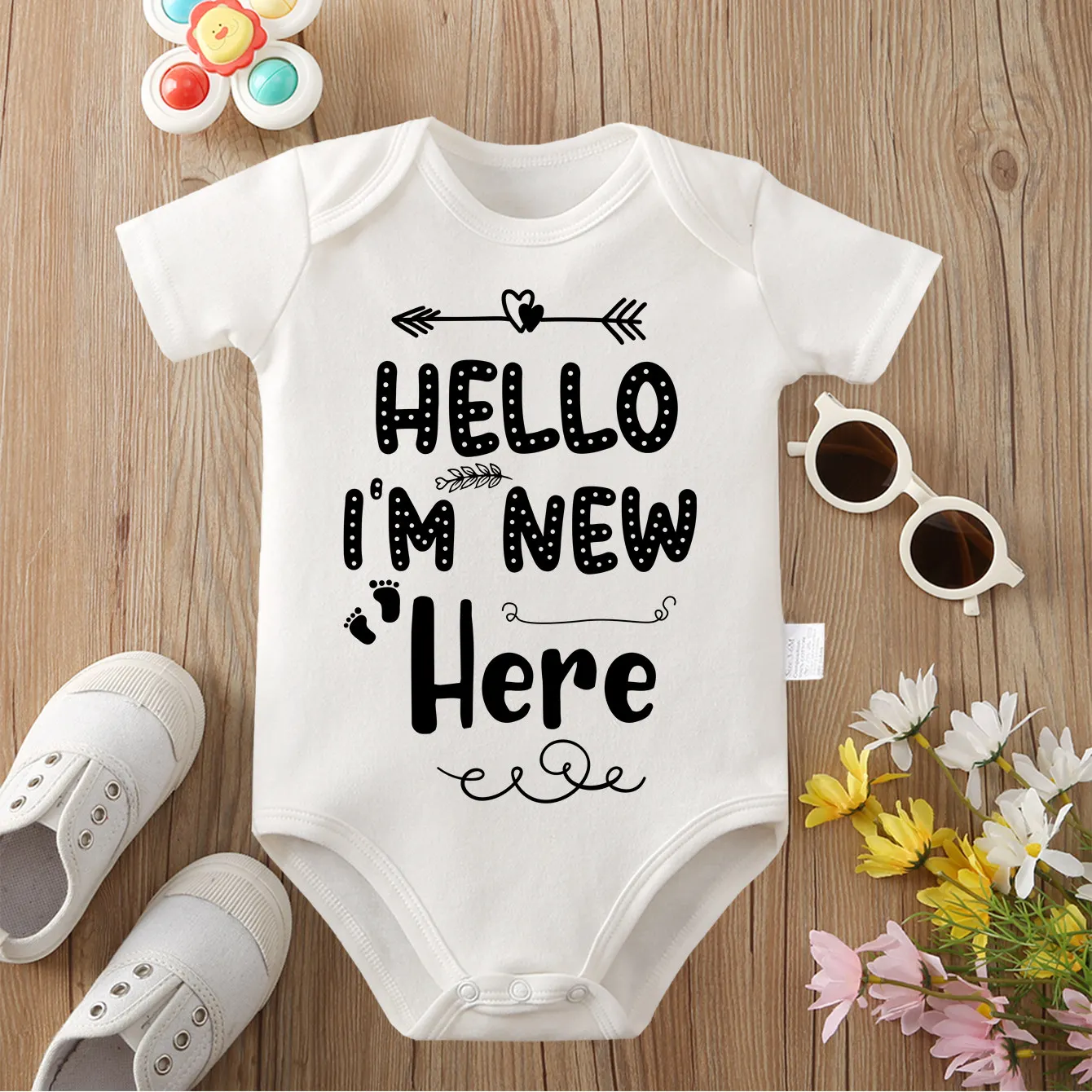 100% Cotton Cloths I Know I'm Very Cute Exquisite Print Comfortable Onesie Bodysuit for Baby Jumpsuit for 0 To 12 Months Newborn
100% Cotton Cloths I Know I'm Very Cute Exquisite Print Comfortable Onesie Bodysuit for Baby Jumpsuit for 0 To 12 Months Newborn