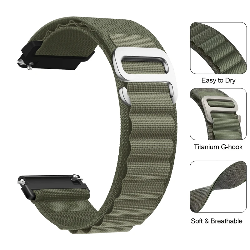 Alpine Loop For Samsung Samsung Galaxy Watch 7/FE/6/5 Pro/4 Classic 44/40mm 45mm Nylon band sport bracelet Huawei watch GT4/3/2e
Alpine Loop For Samsung Samsung Galaxy Watch 7/FE/6/5 Pro/4 Classic 44/40mm 45mm Nylon band sport bracelet Huawei watch GT4/3/2e