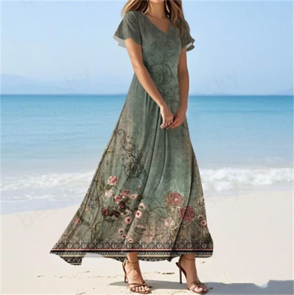Ladies Casual Loose Print Dress Long Sleeve Comfortable Fit Summer Floral A-Line Dress
Ladies Casual Loose Print Dress Long Sleeve Comfortable Fit Summer Floral A-Line Dress