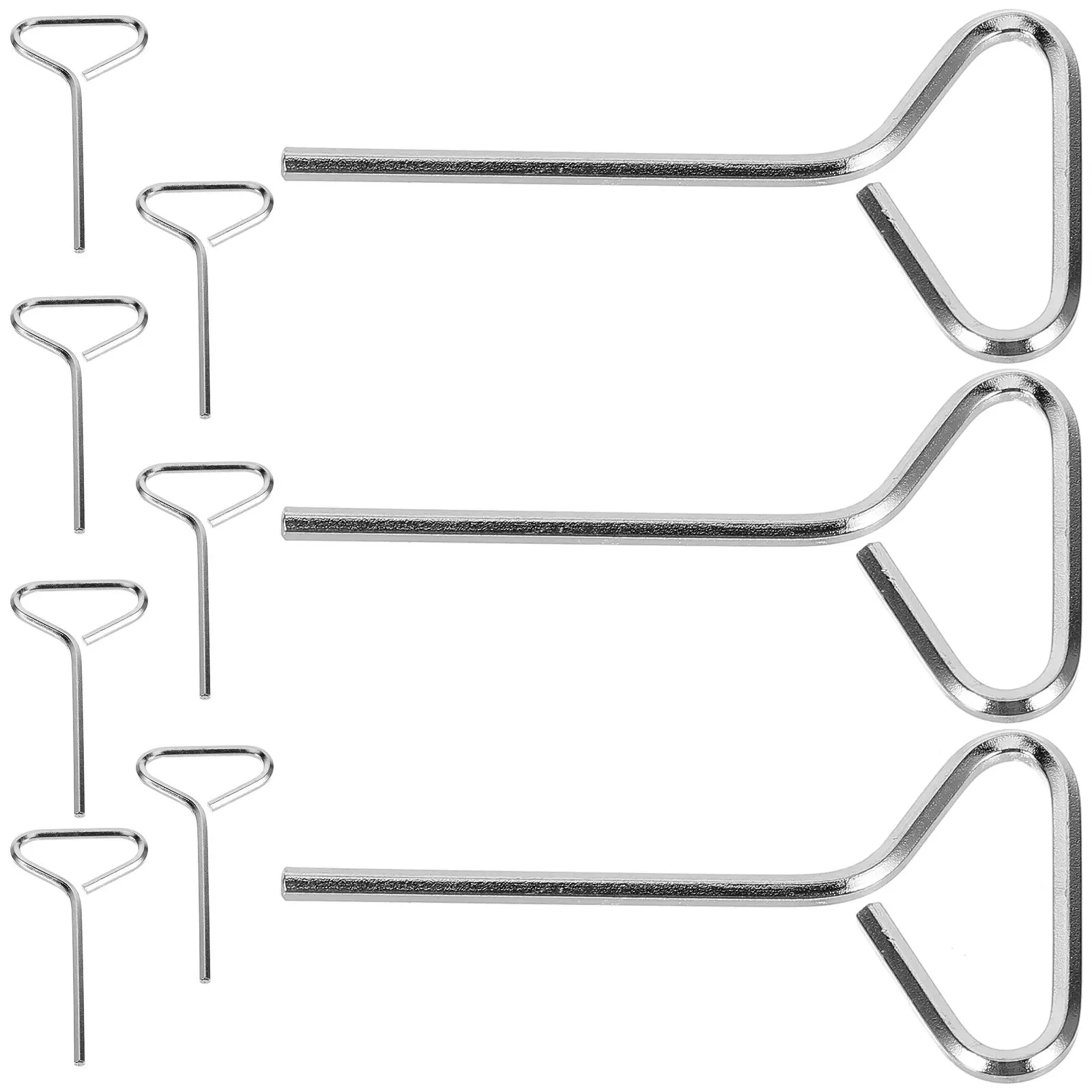 10Pcs Metal Hex Key Set Corrosion Resistant Allen Wrenches for Exit Door Secure Tool Kit
10Pcs Metal Hex Key Set Corrosion Resistant Allen Wrenches for Exit Door Secure Tool Kit