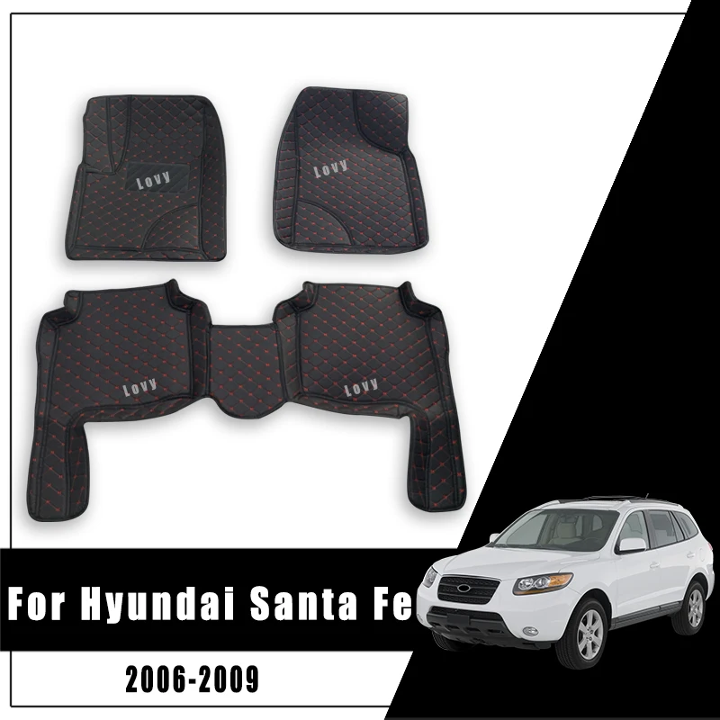 Ковры на заказ для Hyundai Santa Fe 2006 2007 2008 2009 (5 мест) Водонепроницаемые автомобильные коврики для ног Аксессуары Чехлы для салона
Ковры на заказ для Hyundai Santa Fe 2006 2007 2008 2009 (5 мест) Водонепроницаемые автомобильные коврики для ног Аксессуары Чехлы для салона