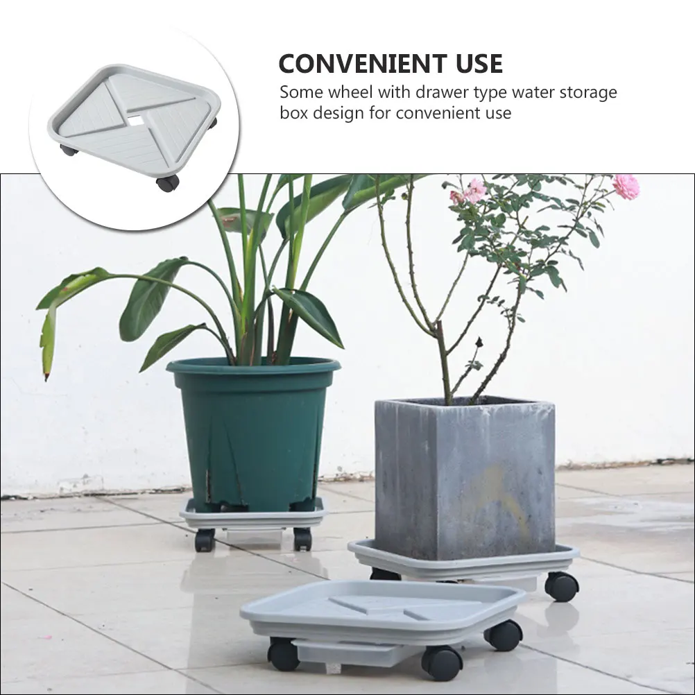 Thickened Plastic Tray for Plant Pots Wheel Stand Rack Base Water Storage Grid Design Pressure Bearing Gardening
Thickened Plastic Tray for Plant Pots Wheel Stand Rack Base Water Storage Grid Design Pressure Bearing Gardening