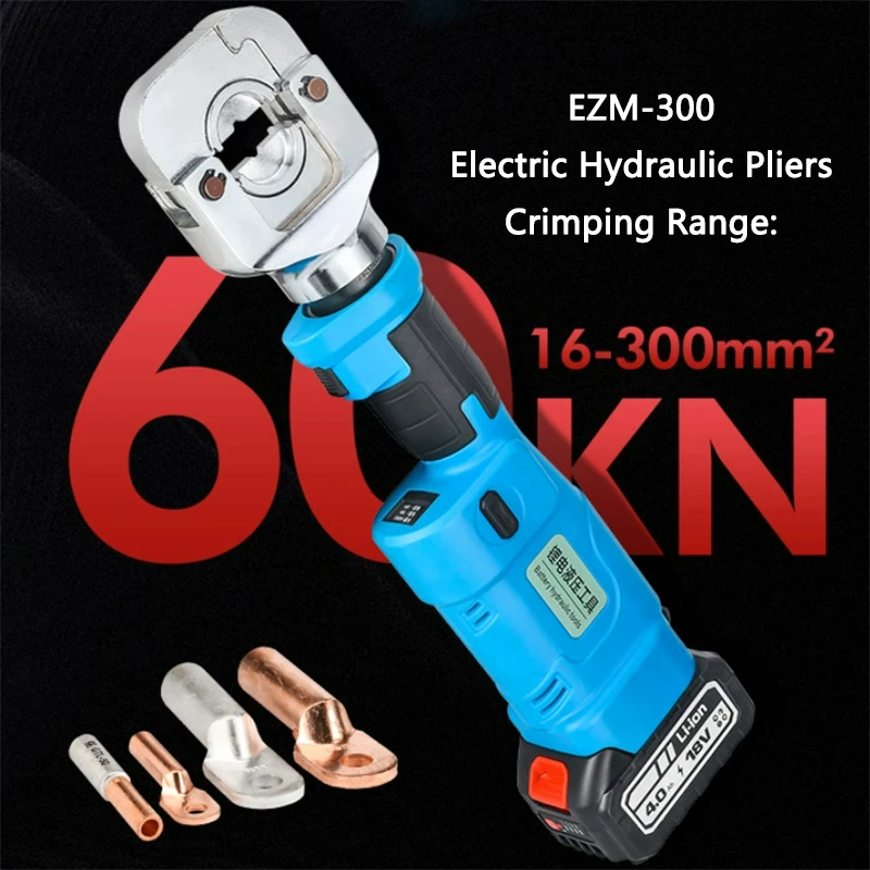 Small Electric Hydraulic Pliers EZM-300 Portable Copper Aluminum Wire Terminal Crimping Pliers 16-300 Electric Crimping Pliers
Small Electric Hydraulic Pliers EZM-300 Portable Copper Aluminum Wire Terminal Crimping Pliers 16-300 Electric Crimping Pliers