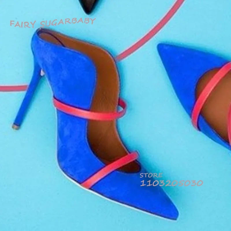 Blue Corduroy Girl Sexy Heels Pink Striped Slippers Black Leather Gold Stiletto Sandals Spring Slingback Slippers Casual Shoes
Blue Corduroy Girl Sexy Heels Pink Striped Slippers Black Leather Gold Stiletto Sandals Spring Slingback Slippers Casual Shoes