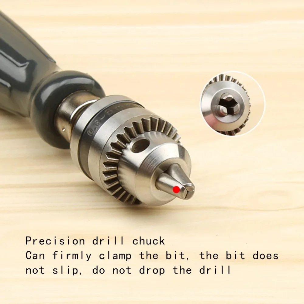 New 1.5/2.0/3.0/4.0/5.0mm Hand Drill Set Multifunction Mini Drill Chuck Portable Twist Drill Bit
New 1.5/2.0/3.0/4.0/5.0mm Hand Drill Set Multifunction Mini Drill Chuck Portable Twist Drill Bit