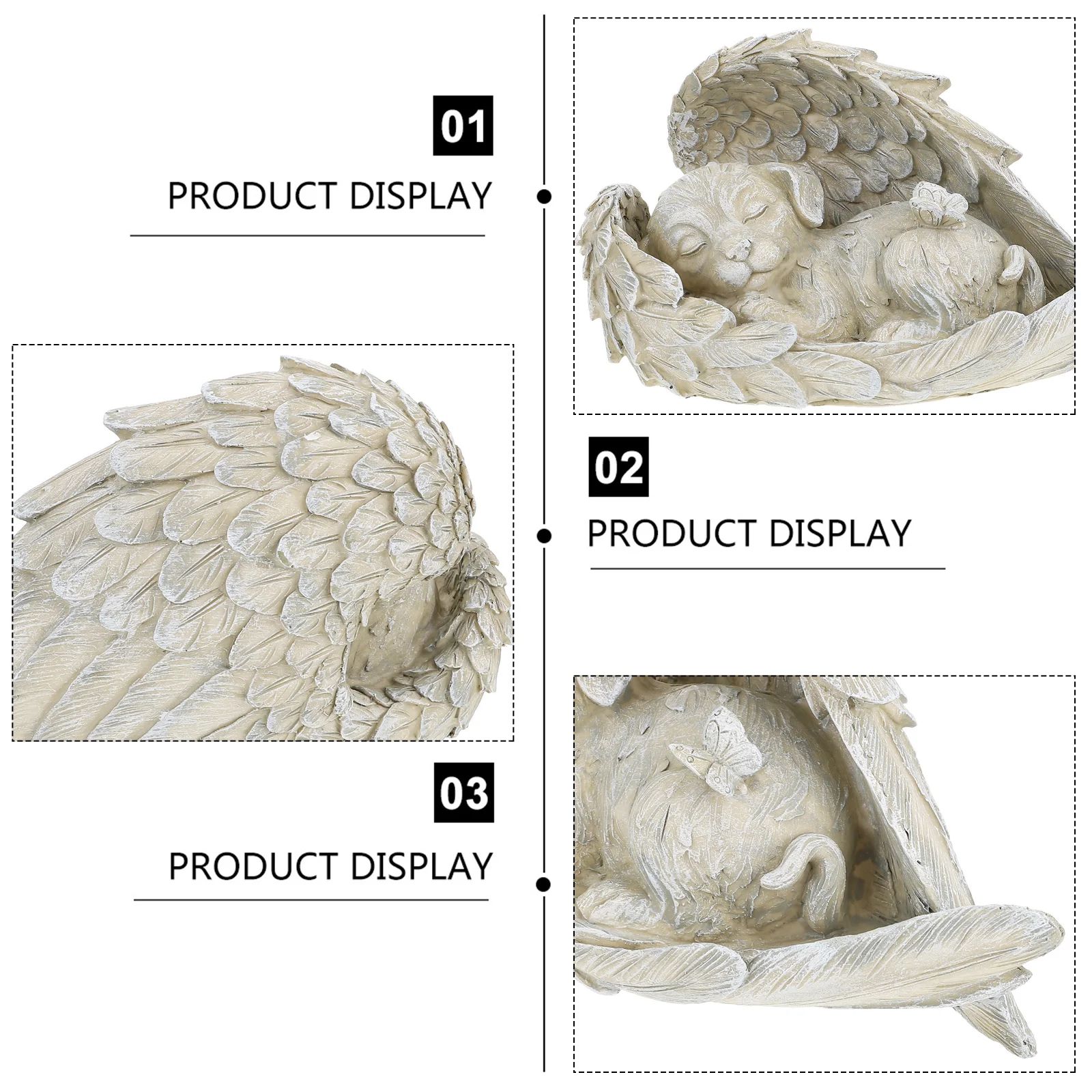 1pc Dog Resin Garden Statue Outdoor Dog Angel Decor Landscape Sculpture Home Yard Patio Decor Desktop Ornament
1pc Dog Resin Garden Statue Outdoor Dog Angel Decor Landscape Sculpture Home Yard Patio Decor Desktop Ornament