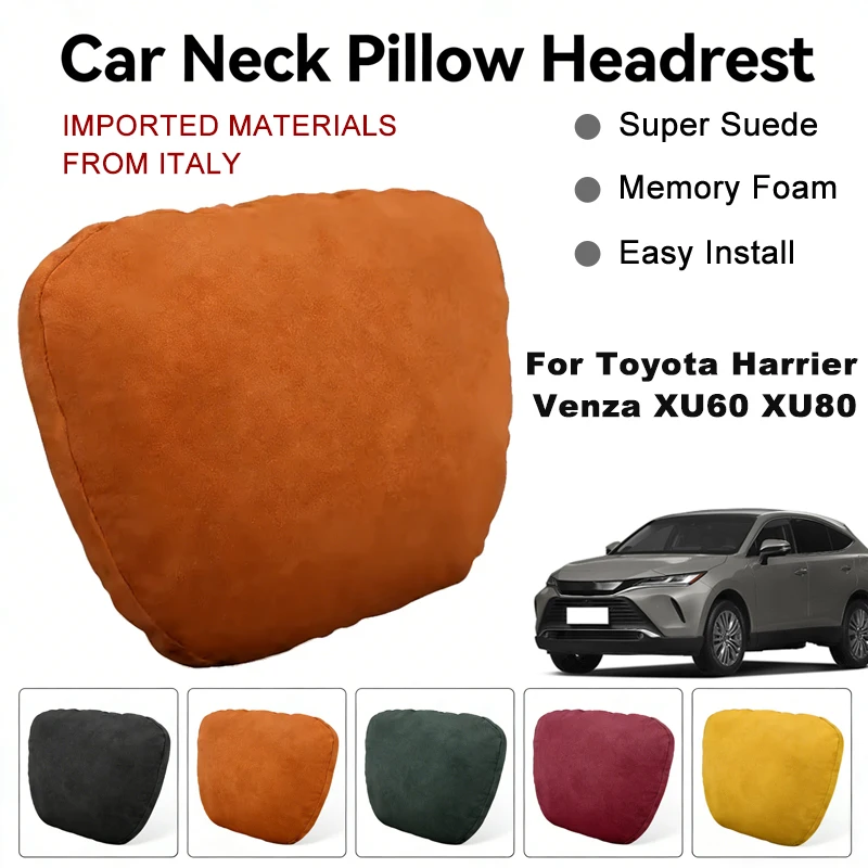 Italy Suede Car Neck Rest Pillow For Toyota Harrier Venza XU60 XU80 Seat Head Neck Support Cushion Auto Interior Accessories
Italy Suede Car Neck Rest Pillow For Toyota Harrier Venza XU60 XU80 Seat Head Neck Support Cushion Auto Interior Accessories