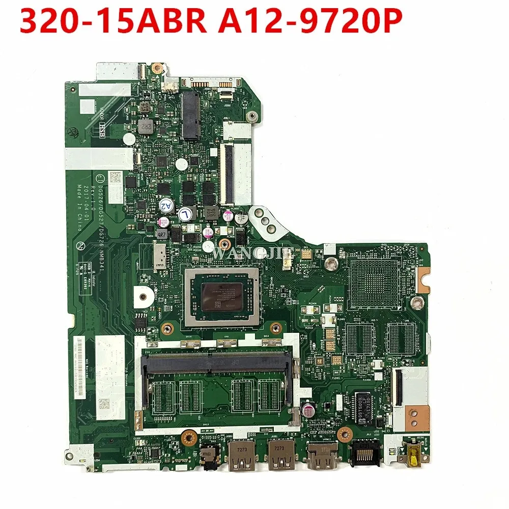 For Lenovo Ideapad 320-15ABR 80XS Laptop Motherboard NMB341 CPU:A12-9720P 0G RAM DG526/DG527/DG726 NMB341 100% Working
For Lenovo Ideapad 320-15ABR 80XS Laptop Motherboard NMB341 CPU:A12-9720P 0G RAM DG526/DG527/DG726 NMB341 100% Working