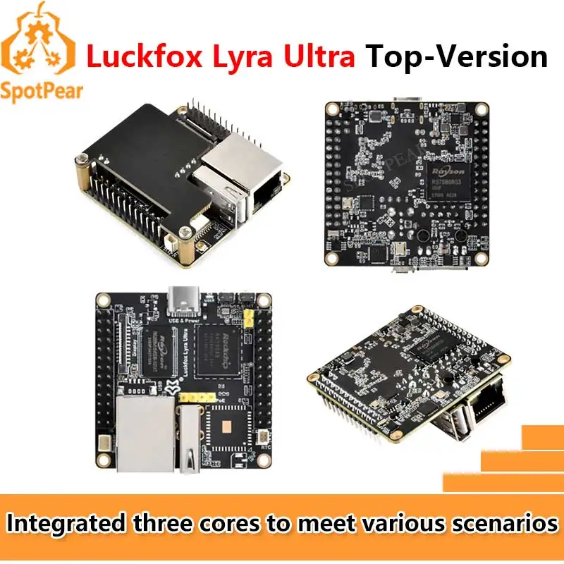 Лучшая версия Luckfox Lyra Ultra RK3506B OnBoard EMMC-8GB с опцией микрофона WiFi6/PoE с портом аудио и дисплея
Лучшая версия Luckfox Lyra Ultra RK3506B OnBoard EMMC-8GB с опцией микрофона WiFi6/PoE с портом аудио и дисплея