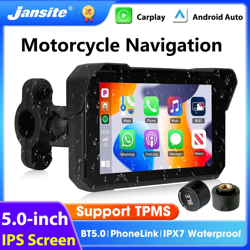 Portable 5" Motorcycle Carplay GPS Navigation IPX7 Waterproof Display Wireless Android Auto Multimedia Digital Moto Dashboard
Portable 5" Motorcycle Carplay GPS Navigation IPX7 Waterproof Display Wireless Android Auto Multimedia Digital Moto Dashboard