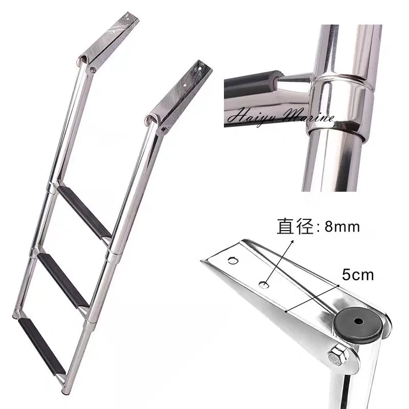 Marine Telescopic Stainless Steel Water Ladder Swimming Ladder
Marine Telescopic Stainless Steel Water Ladder Swimming Ladder