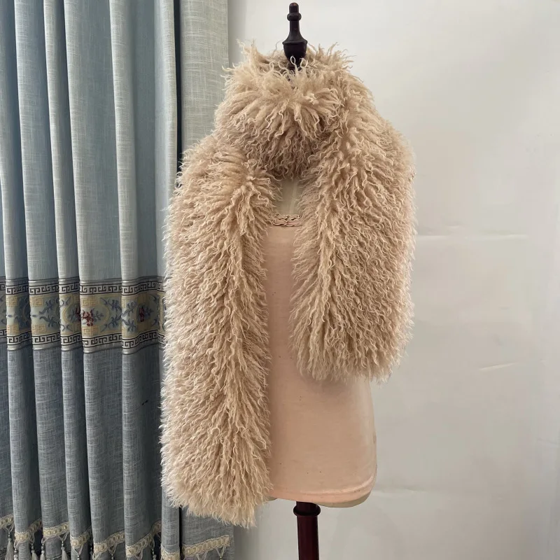 Double-Sided Runway Style Thick Fashionable Plush Long Strip Scarf Women's Imitation Mongolian Fur Y2K Girl Scarf for Warm
Double-Sided Runway Style Thick Fashionable Plush Long Strip Scarf Women's Imitation Mongolian Fur Y2K Girl Scarf for Warm