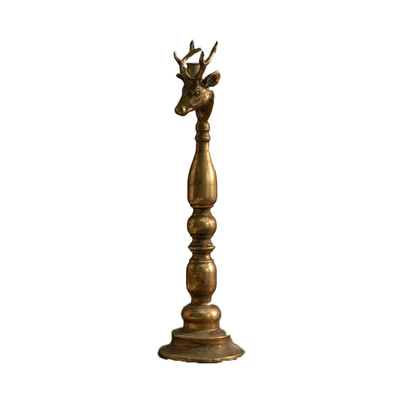 Candle holder Christmas decoration Elk old candle holder restaurant table creative ornament
Candle holder Christmas decoration Elk old candle holder restaurant table creative ornament