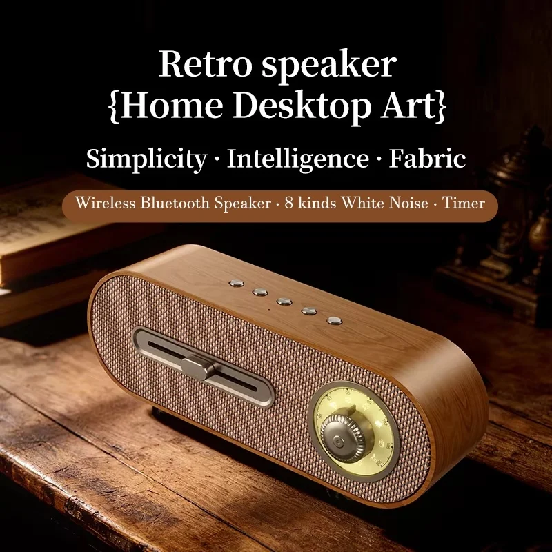 JY67-Pro Retro Wireless Bluetooth Speaker, 10W Full-Range Bass Speaker, 2000mAh 8H Playtime, Sleep White Noise,Multi-Connection
JY67-Pro Retro Wireless Bluetooth Speaker, 10W Full-Range Bass Speaker, 2000mAh 8H Playtime, Sleep White Noise,Multi-Connection