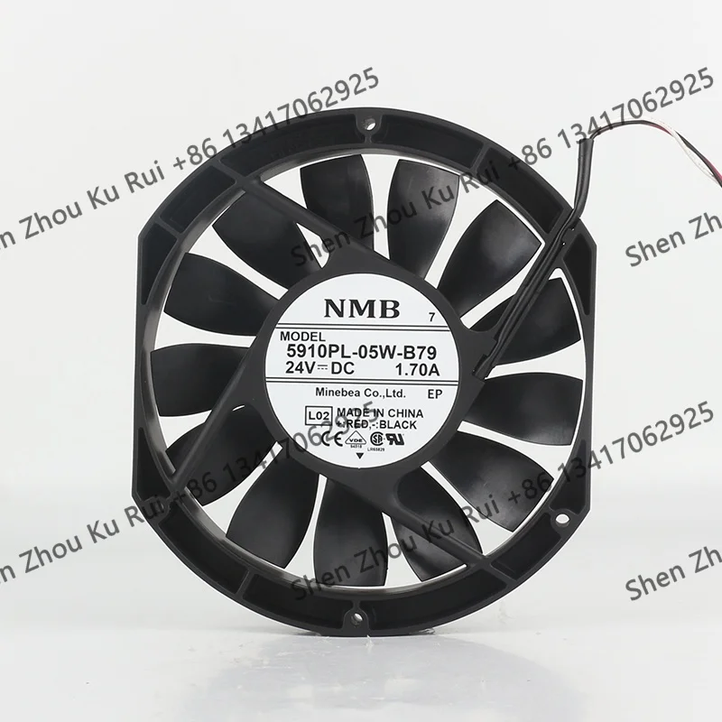 New NMB 5910PL-05W-B79 large air volume 17251 frequency converter 24V 1.70A 17CM Aluminum frame ultra-thin cooling fan
New NMB 5910PL-05W-B79 large air volume 17251 frequency converter 24V 1.70A 17CM Aluminum frame ultra-thin cooling fan
