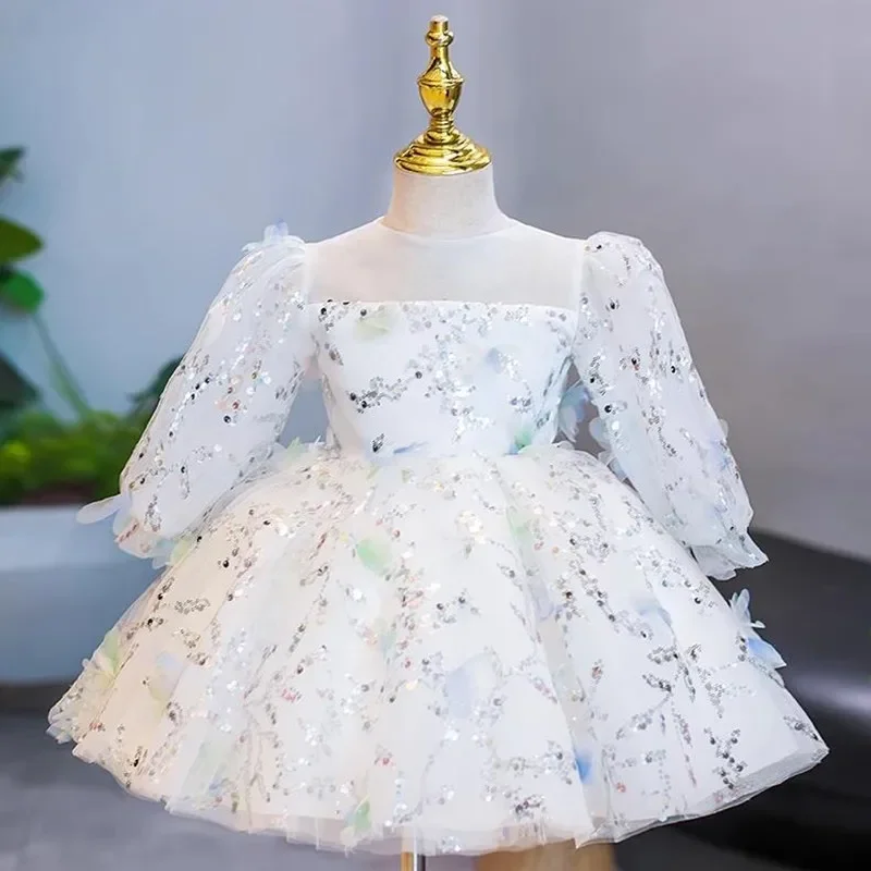 Children's Sequins Evening Gown Host Piano Performance Wedding Birthday Party Girls Dress A4335 Vestidos Bridesmaid Dresses
Children's Sequins Evening Gown Host Piano Performance Wedding Birthday Party Girls Dress A4335 Vestidos Bridesmaid Dresses