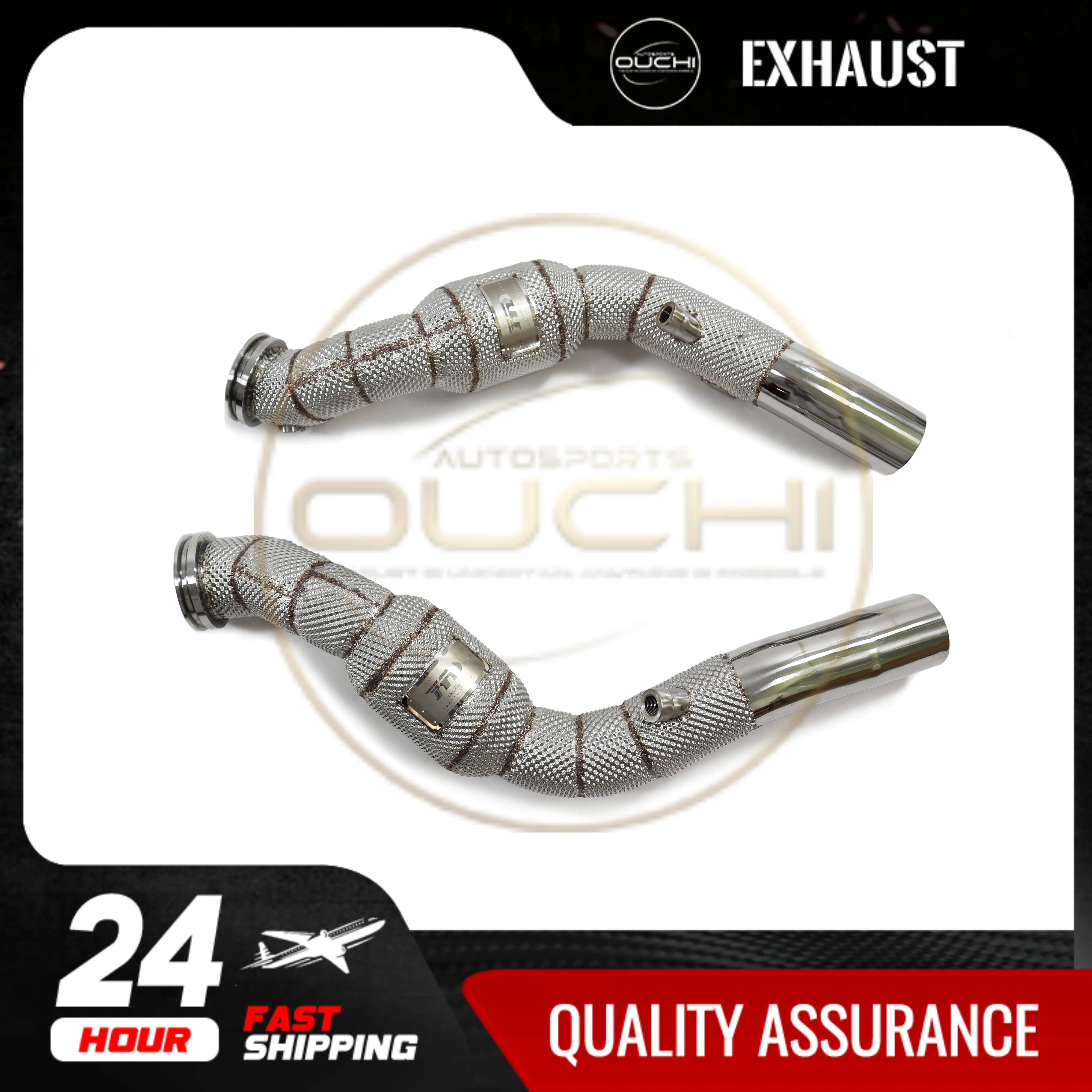 OUCHI Factory direct sales Stainless steel Exhaust System High Flow Performance Downpipe for Maserati Ghibli 3.0T
OUCHI Factory direct sales Stainless steel Exhaust System High Flow Performance Downpipe for Maserati Ghibli 3.0T