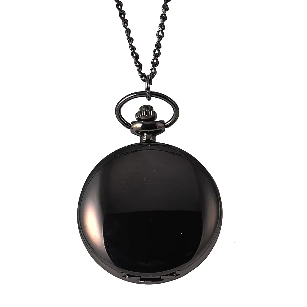 Smooth And Bright Fashion Retro Black Two-faced Roman scale white dial large size with necklace
Smooth And Bright Fashion Retro Black Two-faced Roman scale white dial large size with necklace