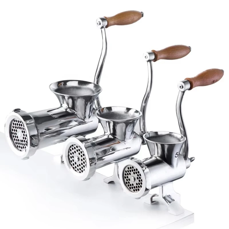 Household Stainless Steel Hand Meat Grinder with Filling Accessories Meat Kitchen Tools
Household Stainless Steel Hand Meat Grinder with Filling Accessories Meat Kitchen Tools