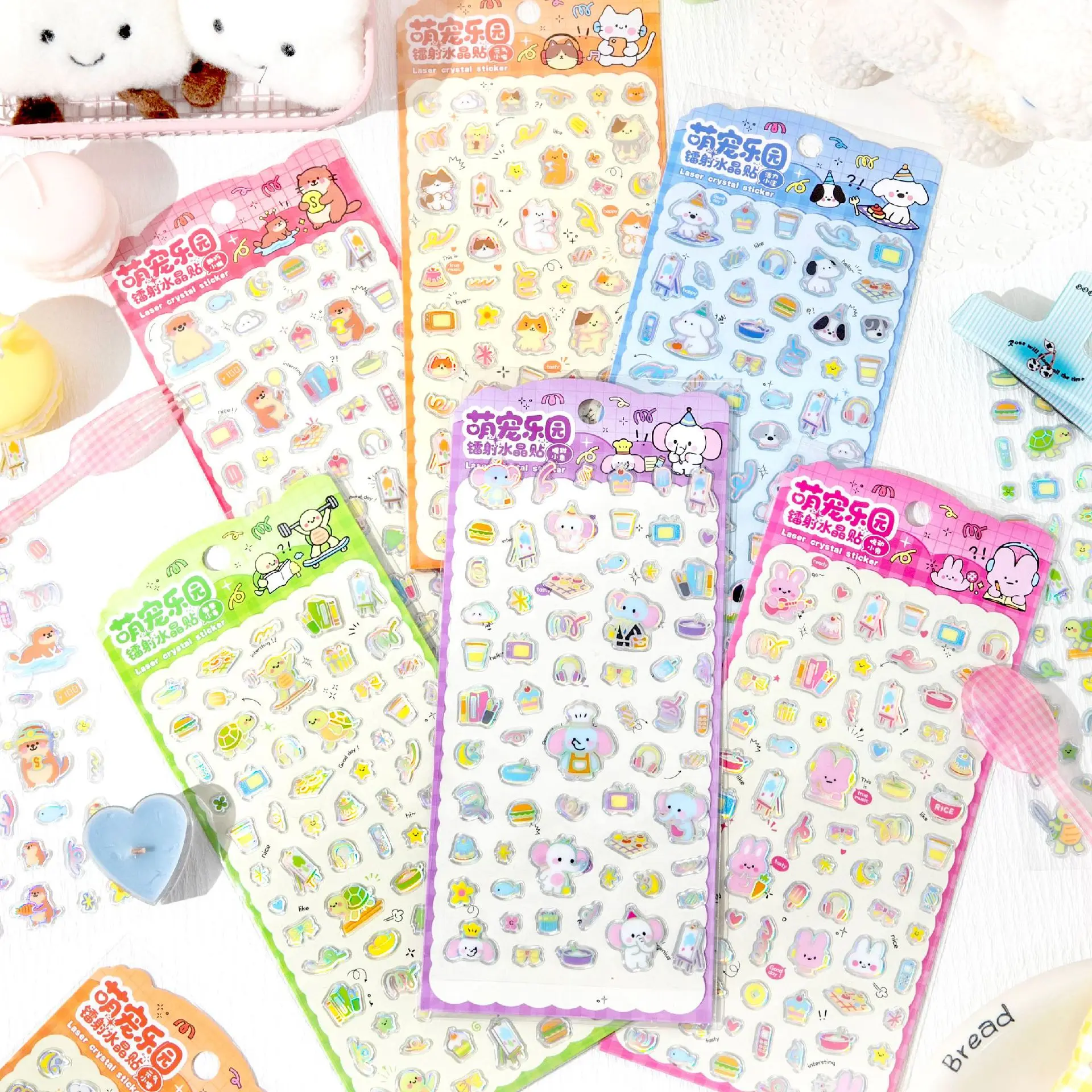 Милые мультяшные животные, лазерные хрустальные наклейки, домашний декор, наклейка, сделай сам, скрапбукинг, канцелярские принадлежности, детский подарок
Милые мультяшные животные, лазерные хрустальные наклейки, домашний декор, наклейка, сделай сам, скрапбукинг, канцелярские принадлежности, детский подарок