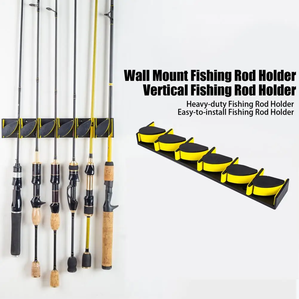 Space-saving Fishing Rod Organizer Vertical Fishing Rod Storage Rack Adjustable Heavy Duty Wall Mount Fishing for Vertical for 3
Space-saving Fishing Rod Organizer Vertical Fishing Rod Storage Rack Adjustable Heavy Duty Wall Mount Fishing for Vertical for 3