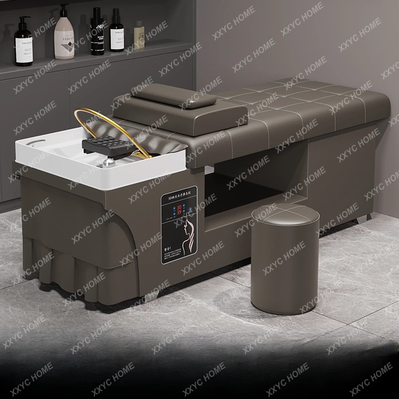 Thai hair treatment shampoo bed for barber shops, tide shop hair salon massage fumigation constant water circulation beauty bed
Thai hair treatment shampoo bed for barber shops, tide shop hair salon massage fumigation constant water circulation beauty bed