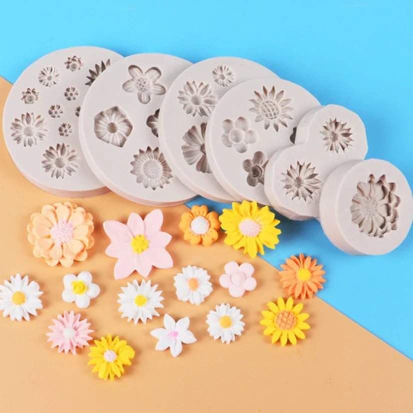 Daisy Wild Chrysanthemum Flower Silicone Sugarcraft Mold Chocolate Cupcake Baking Fondant Cake Decorating Tools
Daisy Wild Chrysanthemum Flower Silicone Sugarcraft Mold Chocolate Cupcake Baking Fondant Cake Decorating Tools