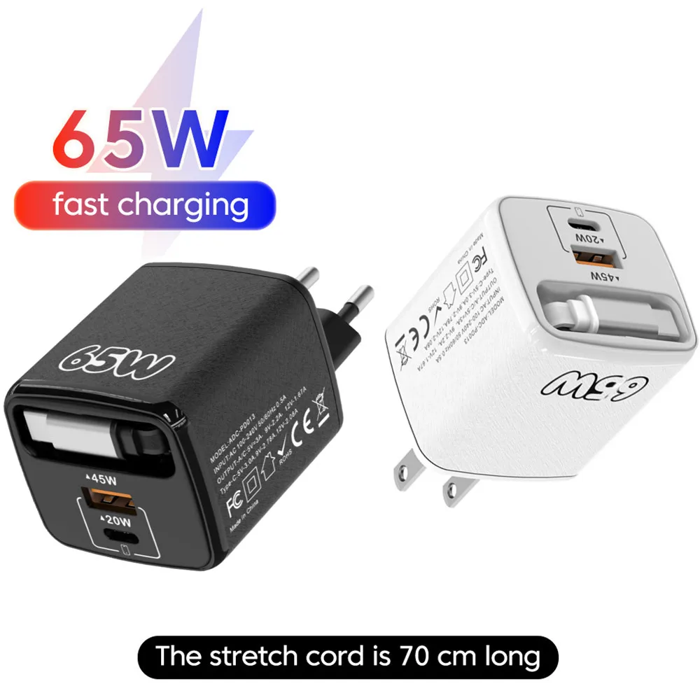 USB-кабель-удлинитель для зарядки PD65W Type-C, быстрая зарядка для мобильных телефонов, зарядное устройство PD+USB с несколькими портами, дорожный адаптер для iPhone 17
USB-кабель-удлинитель для зарядки PD65W Type-C, быстрая зарядка для мобильных телефонов, зарядное устройство PD+USB с несколькими портами, дорожный адаптер для iPhone 17