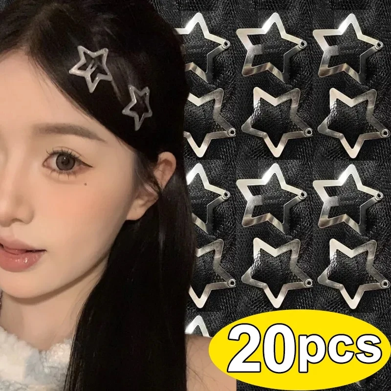 2/50pcs Cool Girls Star Hair Clips Women Cute Metal Silver Star BB Hair Clips Barrettes Hair Grip Y2K Hair Accessories Headwear
2/50pcs Cool Girls Star Hair Clips Women Cute Metal Silver Star BB Hair Clips Barrettes Hair Grip Y2K Hair Accessories Headwear