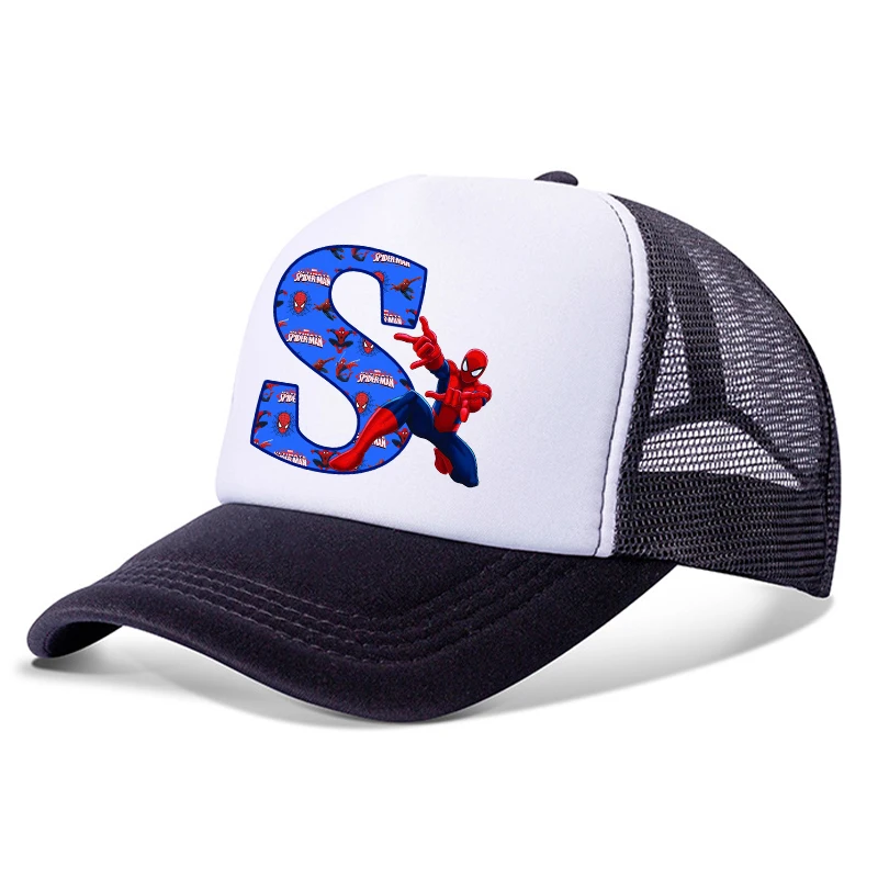 Spidermans Marvels Baseball Cap Boys Men Anime Letter A-Z Sun Hat Summer Breathable Mesh Sunbonnet Outdoor Sport Headgear gift
Spidermans Marvels Baseball Cap Boys Men Anime Letter A-Z Sun Hat Summer Breathable Mesh Sunbonnet Outdoor Sport Headgear gift