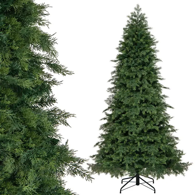 Artificial Christmas Tree Green Hinged Holiday Tree with 721/1019 Lush Branch Tips-7.5 ft
Artificial Christmas Tree Green Hinged Holiday Tree with 721/1019 Lush Branch Tips-7.5 ft