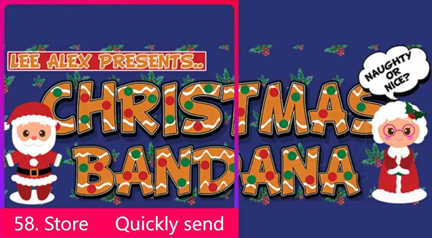 New 2025 Christmas Bandana Gingerbread by Lee Alex - Magic tricks ( 58 Store Download )
New 2025 Christmas Bandana Gingerbread by Lee Alex - Magic tricks ( 58 Store Download )