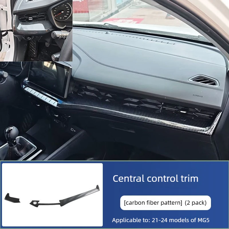 For MG MG5 2021 2022 2023 2024 Car interior modification, central control decorative strip, carbon fiber ABS decorative frame
For MG MG5 2021 2022 2023 2024 Car interior modification, central control decorative strip, carbon fiber ABS decorative frame