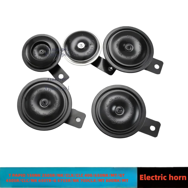 For CFMOTO STPAPIO 150NK 250SR/NK/CLX/CLC 400/650NK/MT/GT 450SR/CLC/NK 650TR-G 675SR/NK 700CLX/MT 800NK/MT Speaker Electric Horn
For CFMOTO STPAPIO 150NK 250SR/NK/CLX/CLC 400/650NK/MT/GT 450SR/CLC/NK 650TR-G 675SR/NK 700CLX/MT 800NK/MT Speaker Electric Horn