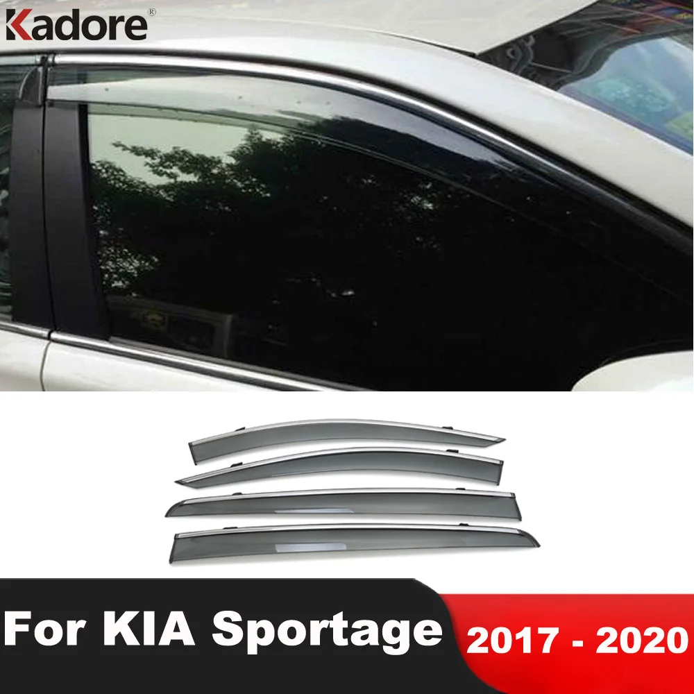 Оконные дефлекторы для KIA Sportage 2017 2018 2019 2020, ветрозащитный козырек от дождя
Оконные дефлекторы для KIA Sportage 2017 2018 2019 2020, ветрозащитный козырек от дождя